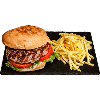 Бургер на жар с 2бр кюфте  (550г)