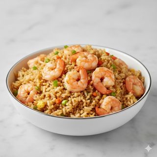 Arroz Frito Con Gambas