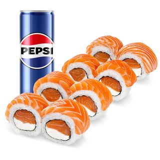 Рол Дабл фіш + Pepsi 0,33 м/б
