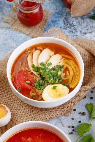 Рамен с курицей