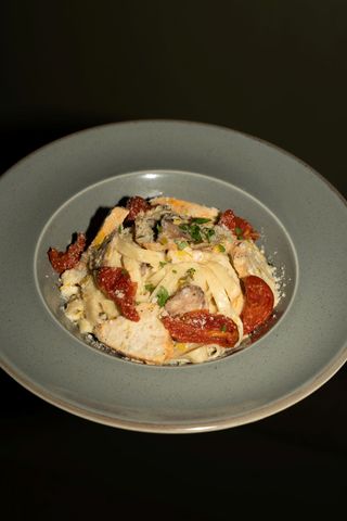 Pollo e funghi
