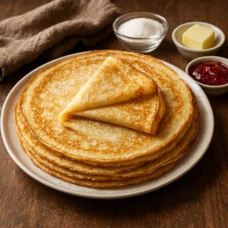 Crêpe Au Sucre Vanillé