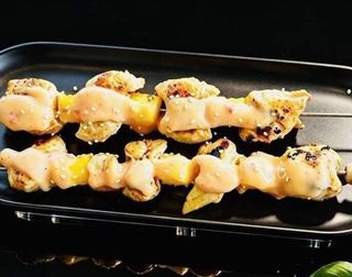 Espetada de Frango na Chapa