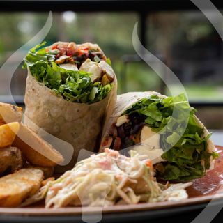 Crispy chicken and avocado