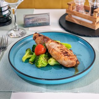 Cotlet de porc infuzat la gratar