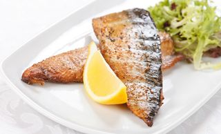 Скумбрия жареная 