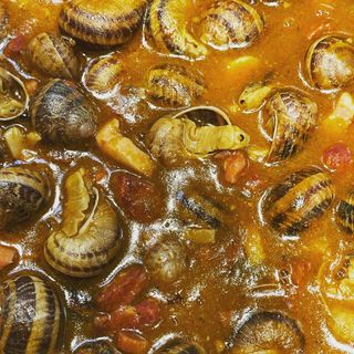 Caracoles en salsa