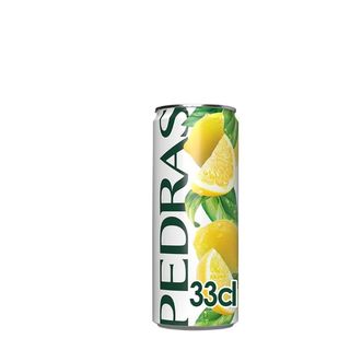 Água com Gás Pedras Salgadas Limão Lata 33 cl