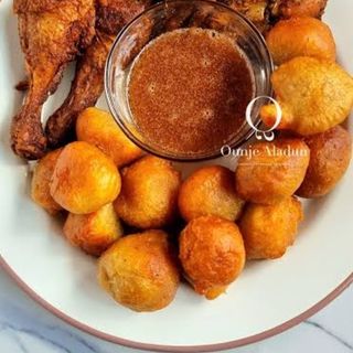 Puff puff + Chicken wings