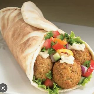 Durum falafel de buen bocado