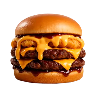 BBQ Cheese Melt Double
