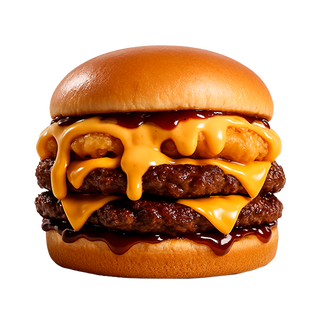 BBQ Cheese Melt Double