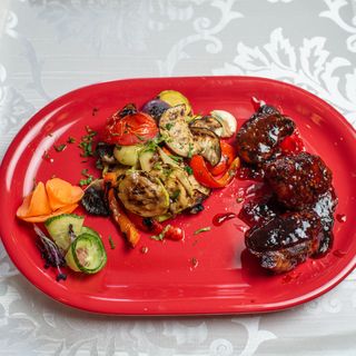 Muschi de porc caramelizat