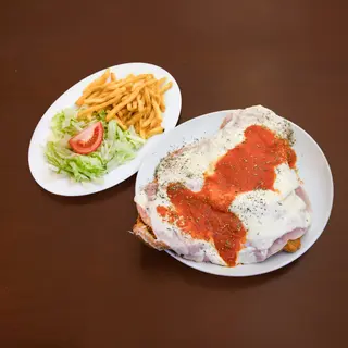 Milanesa napolitana ternera