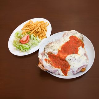 Milanesa napolitana ternera