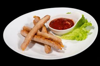 Домашние колбаски на гриле/ Cârnăciori de casă la grătar