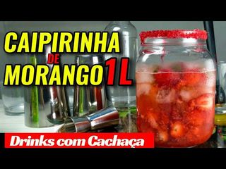Caipirinha Morango 1 litro 