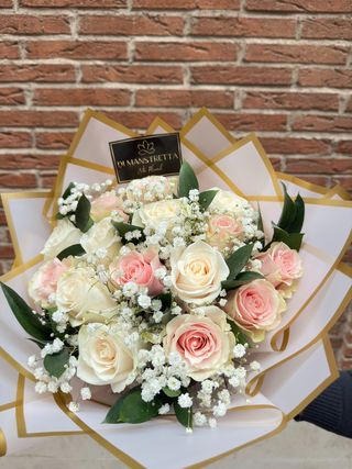 Bouquet 15 Rosas Bicolor