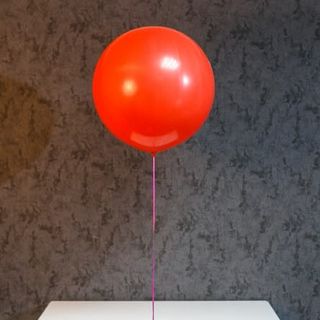 Balon rosu mare cu heliu