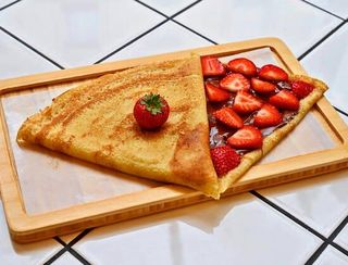 Crêpes Nutella Et Fraise