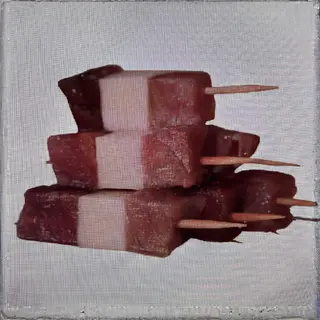 Banderitas de atún de Barbate y queso (3 unidades)