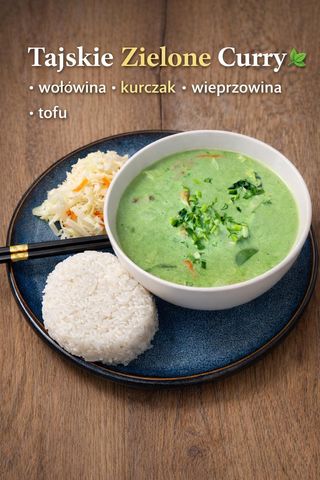 Tajskie zielone curry