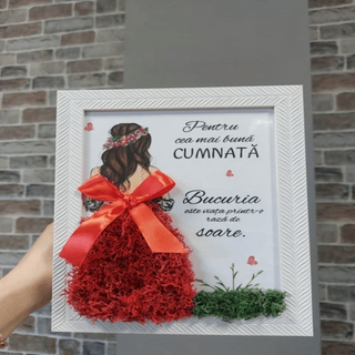 Tablou cu Licheni Cumnata - 15x20