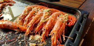 14B. Teppanyaki Langostinos A La Plancha (6 Uds.)