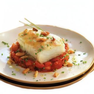 Lomo de Bacalao Gratinado al Horno