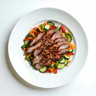 Fettine di maiale piccanti