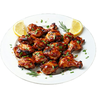 22. Tandoori Chicken Marinated Pieces On The Bone Cooked