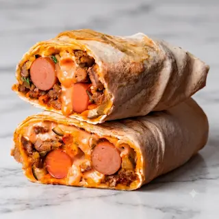 Chicken Shawarma: Double Sausage