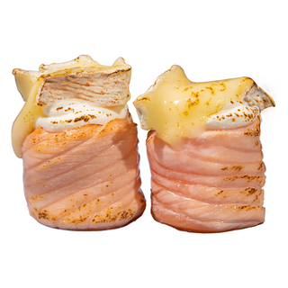 Gunkan Phila e Queijo Brie Braseado (4 peças)