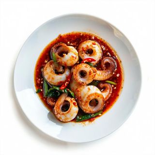 126 Calamari in salsa piccante