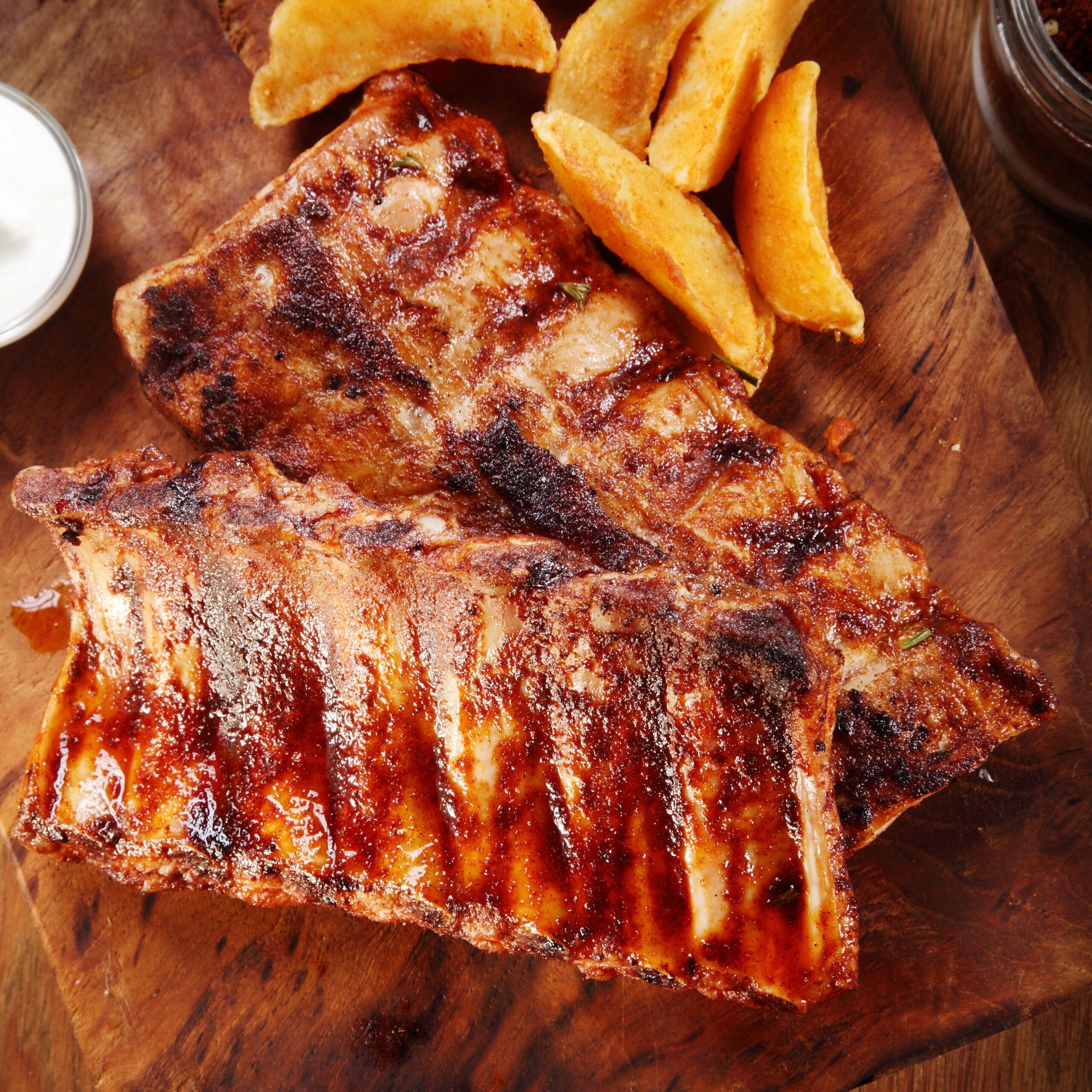 Costillas a la brasa 