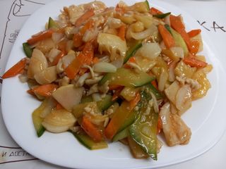 52. Пилешко месо с ананас (700гр)