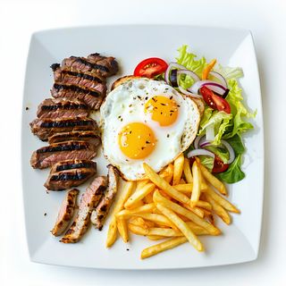 Plato Combinado con Huevos