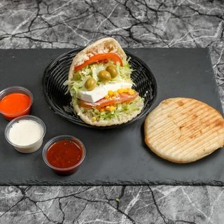 Bocadillo Kebab Vegetal