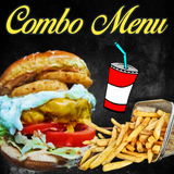 Бургер Чикаго + пържени картофи и напитка (540г)