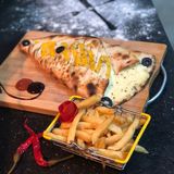 Pain Cornet Escalope Pané