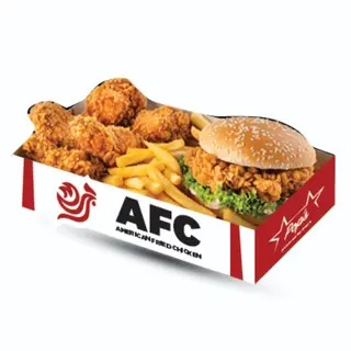 Deluxe burger box