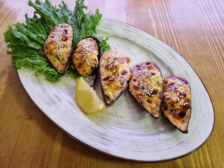 Запечённые мидии 