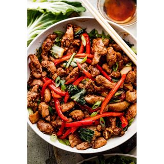 Chicken With Celery & Hot Chilies