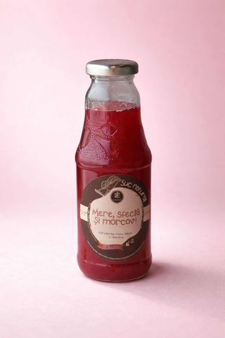 Suc Natural de Mere cu Sfecla