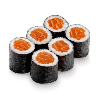 Maki z marynowanym łososiem
