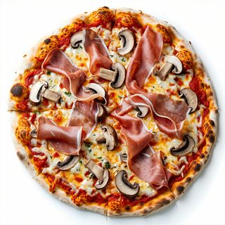 9. Prosciutto funghi