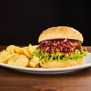 Pulled Ribs Burger
