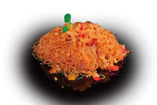 179 Spaghetti di soia con carne piccante