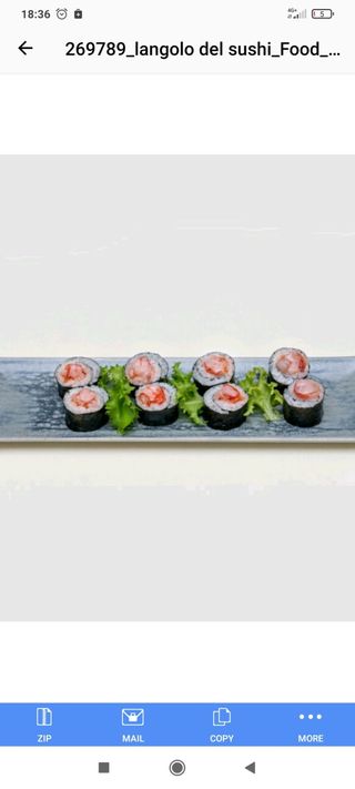 Hosomaki di gambero rosso  Mazzara 8 pezzi