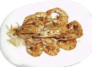 65.Creveti prajiti
